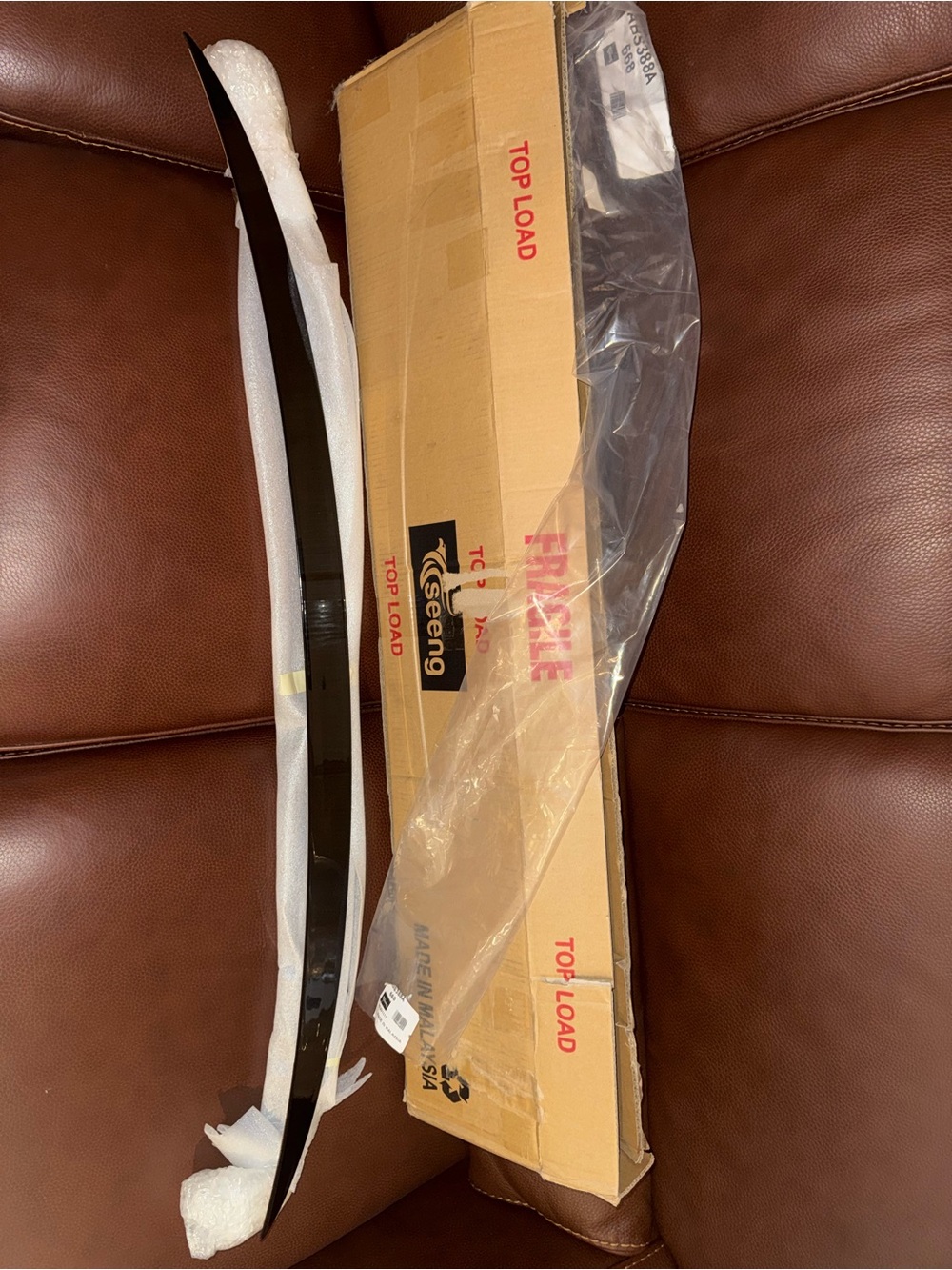 Rear trunk spoiler 2015 4 series coupe 2 door